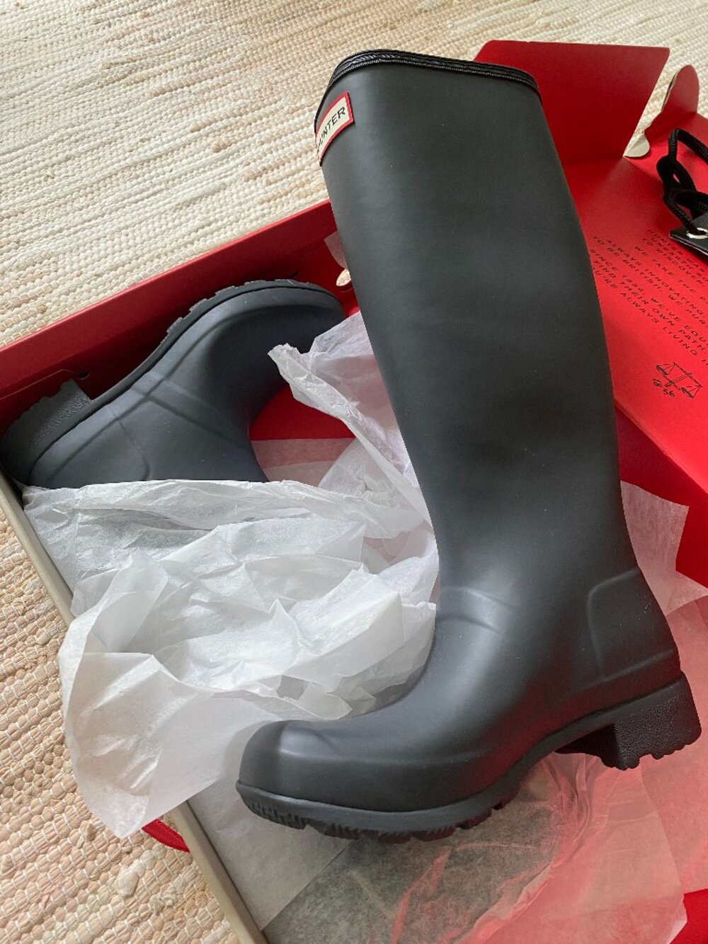 NWT Hunter Women's Original Tour Tall Rain Boots Size 7